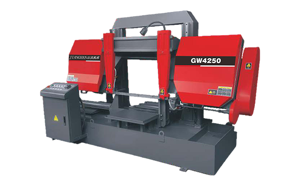 排湖风景区GW4250双柱龙门卧式带锯床